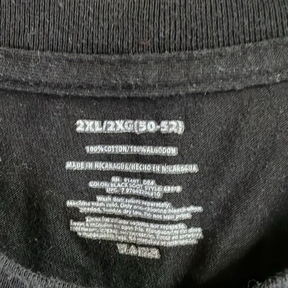 ST NICKS WORLD TOUR 2011 T Shirt Black with Graphic Short Sleeve 2XL Unisex - Picture 5 of 7